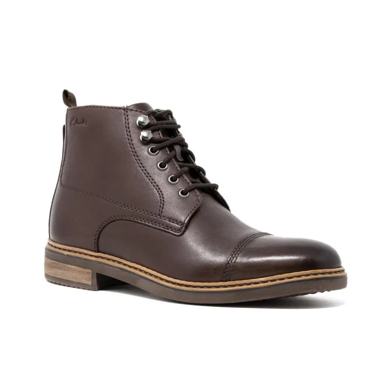 Clarks Blackford Rise Short Martin Boot Men's Dark Brown-2