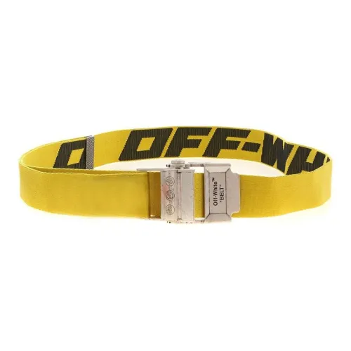 OFF-WHITE Polyamide Belt Men's Yellow Width: 4CM
