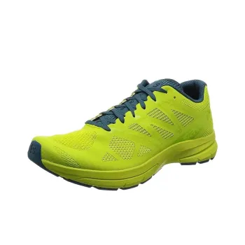 SALOMON Sonic Pro 2 Anti Slip Wear Resistant Low Top Running Shoes Men's Neon Green