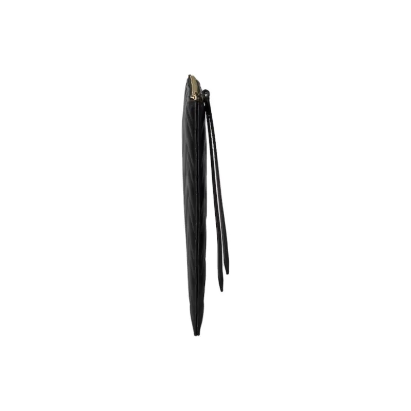 GUCCI GG Marmont Leather Clutch Large Size Women's Black-2