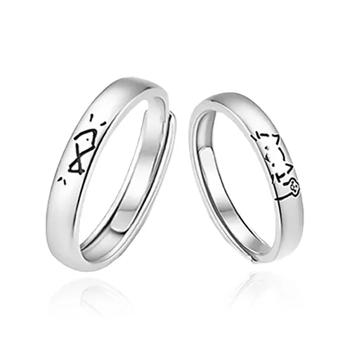 Chongqing Gold Store S999 Fine Silver Rings Unisex-0