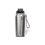 Steel-1000ml[Dual Drinking+Tea Compartment]