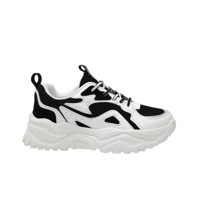 BUFFALO BOUND Cushioning Anti Slip And Wear Resistant Low Top Chunky Sneakers Unisex-1