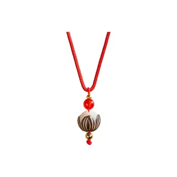XUWU White Jade Bodhi Necklaces Unisex