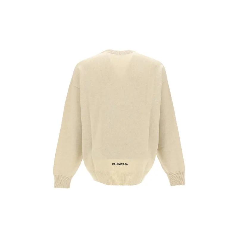 Balenciaga Crewneck Knit Jumper-1