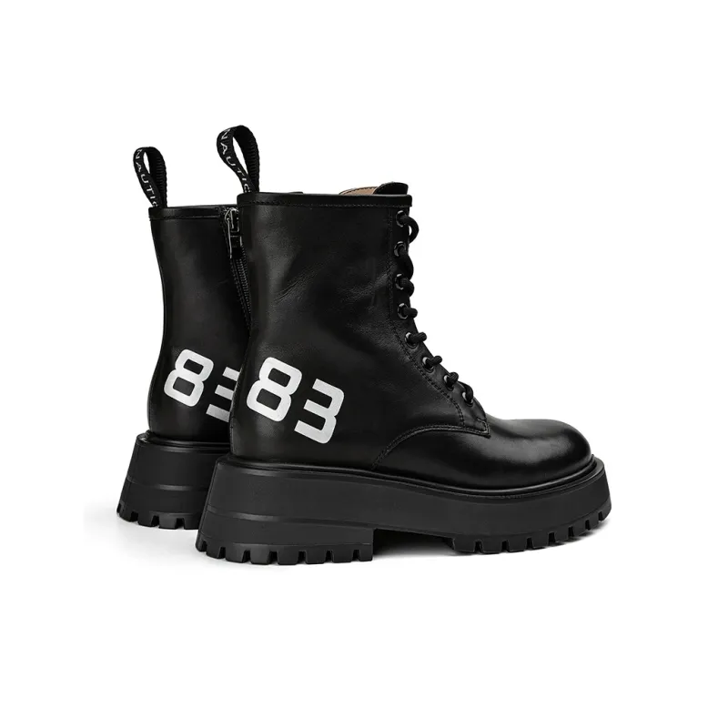 NAUTICA Short Martin Boot Women's Black-2