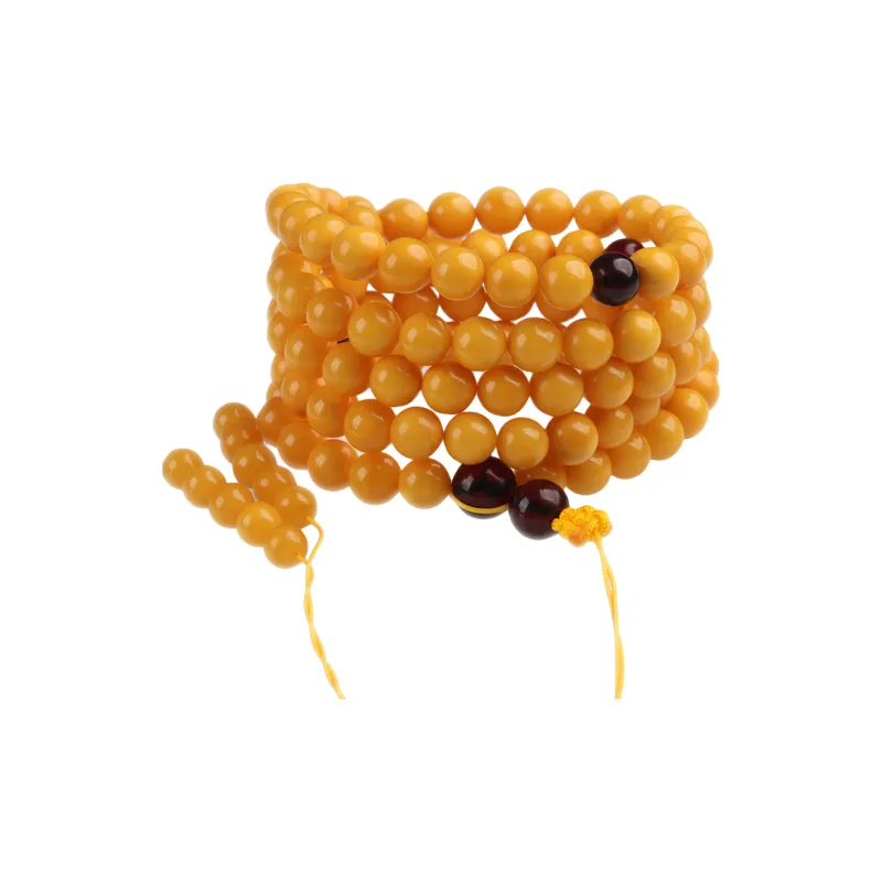 POSILAN Amber Beeswax Bracelets Unisex-0