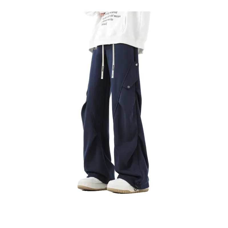 WKOOG Casual Pants Unisex Black-8