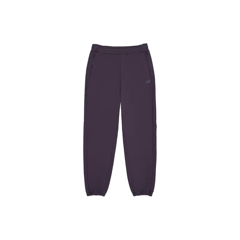 New Balance NB Grey Knitted Sweatpants Unisex Purple-0