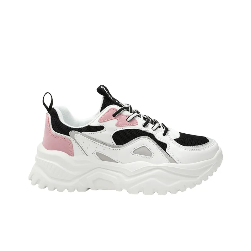 BUFFALO BOUND Cushioning Anti Slip And Wear Resistant Low Top Chunky Sneakers Unisex-17