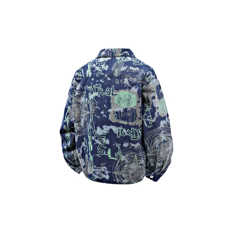 KRISTALIA Jackets Coats Unisex Blue-1