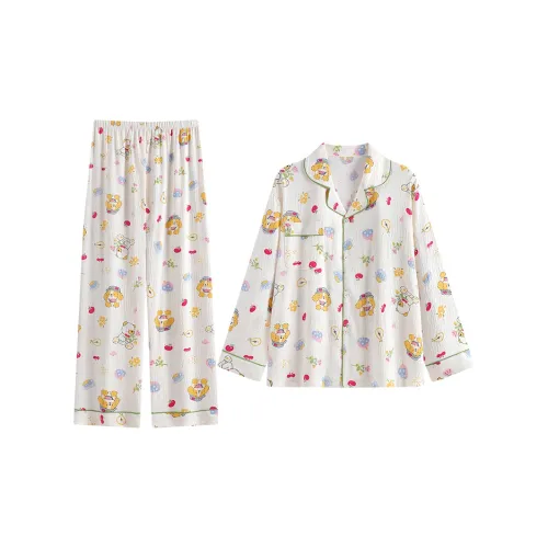 Maultiay Pajama Set Women's White