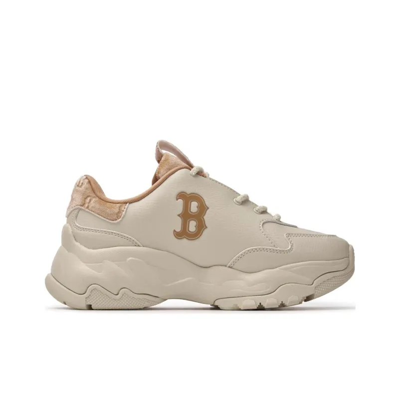 MLB Big Ball Chunky Chunky Sneakers Unisex Low Top Brown/Beige-1