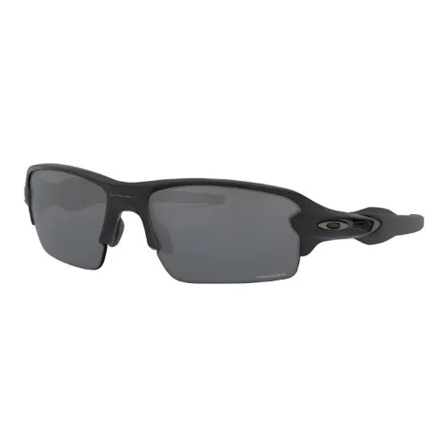 Oakley TR/Memory Plastic Irregular Shape Sunglasses Unisex Black