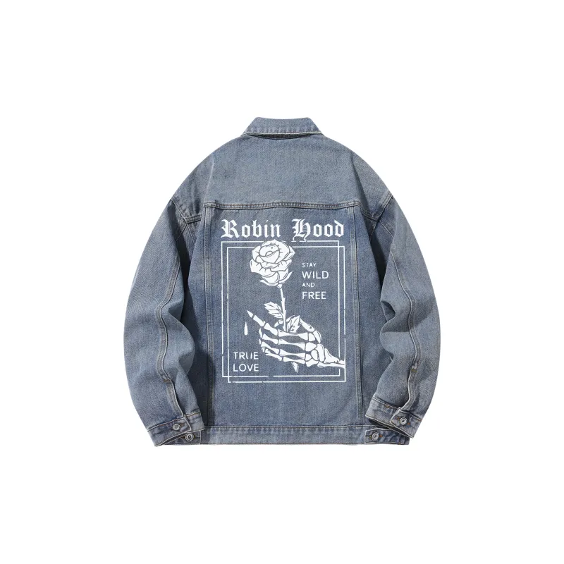 ROBINHOOD Denim Jackets Unisex-4