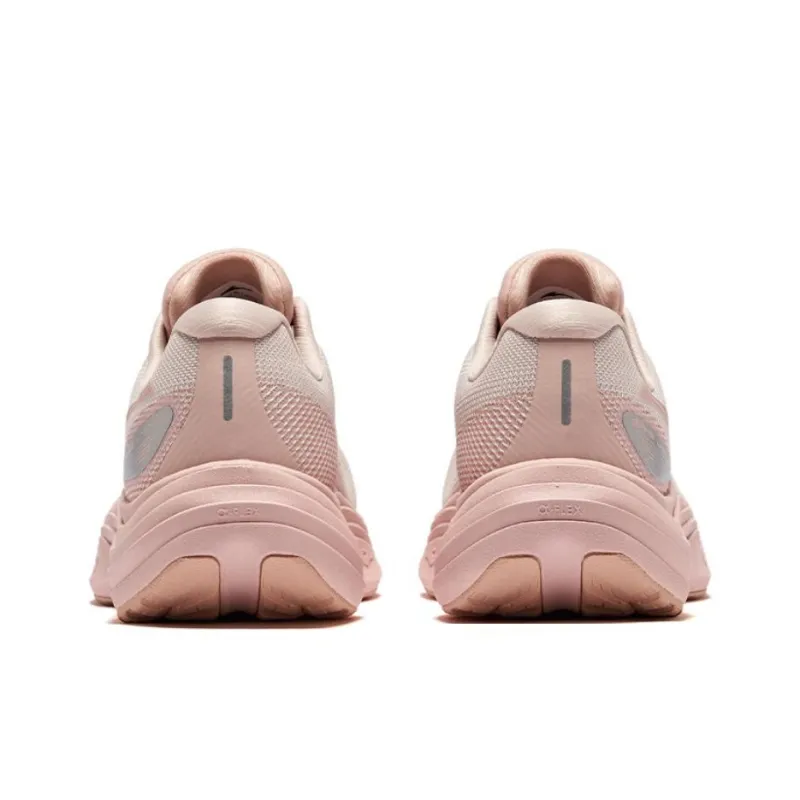 Erke Cushioning Anti Slip And Wear Resistant Low Top Casual Running Shoes Women's Pink Gray-4