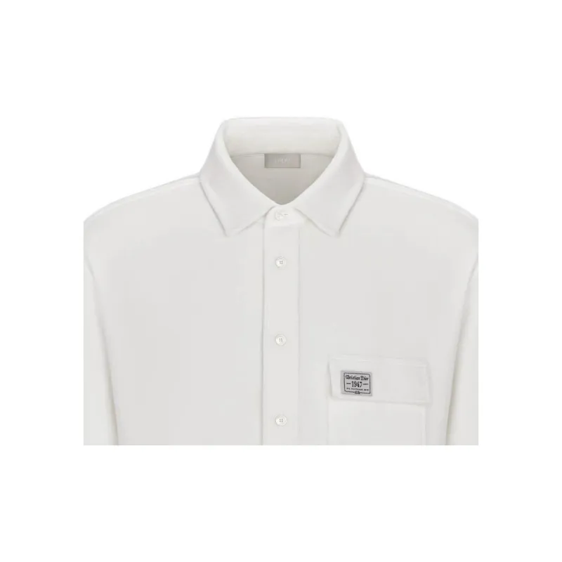 DIOR By Birkenstock Relaxed Fit Cd 1947 Longsleeved Polo Shirt-3