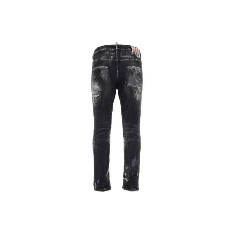 DSQUARED 2 Straight Leg Distressed Jeans-1