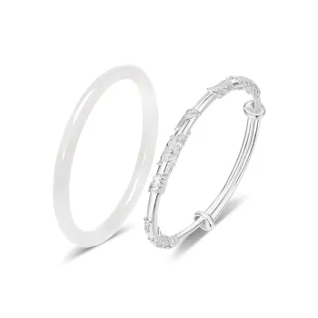 YOASOBI Alloy Glass Bangles Women's