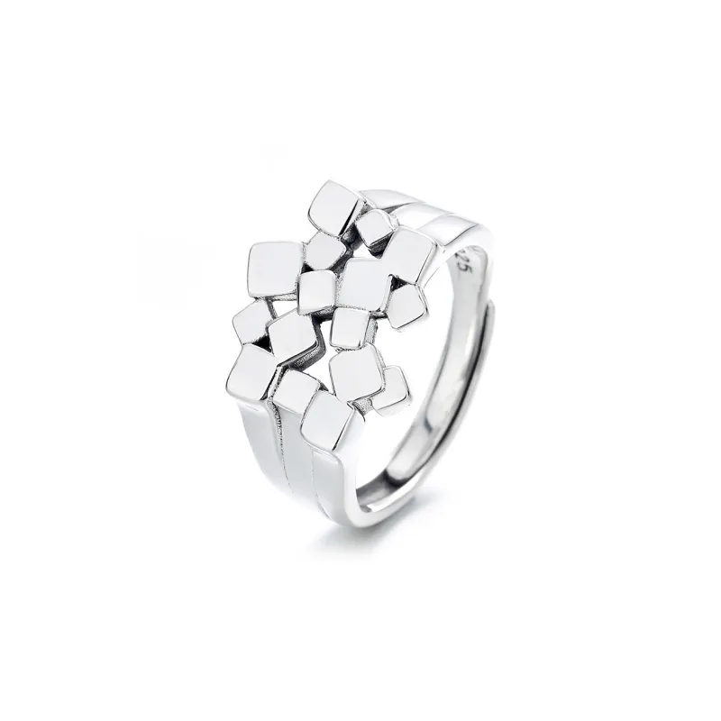 XIHUILIN S925 Silver Rings Women's-0