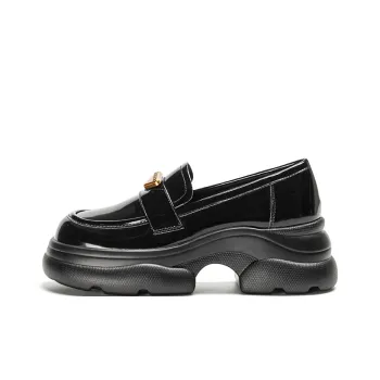 EXULL Q Loafers Women's Mirror Finish Black