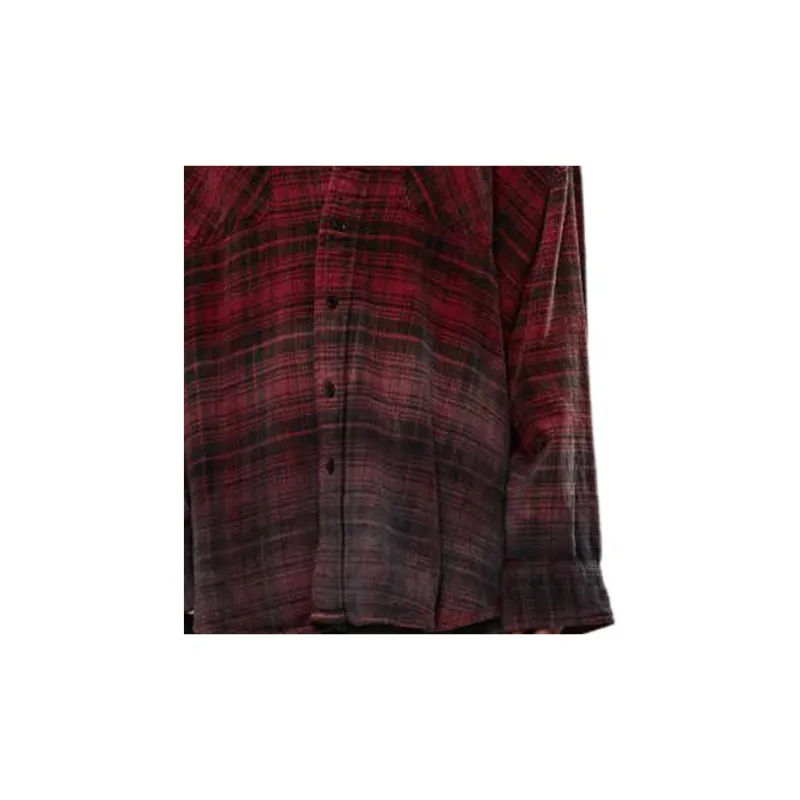 R13 Checked Degrade Shirt-5