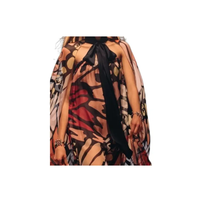 CHANEL Sleeveless Dresses Women's Multicolor-4
