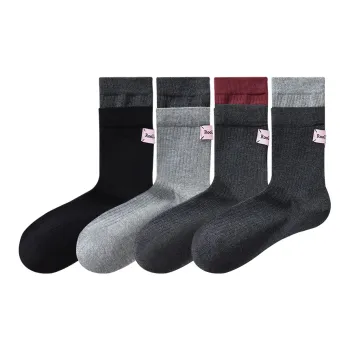 Temooues Mid Calf Socks Women's Combo Set