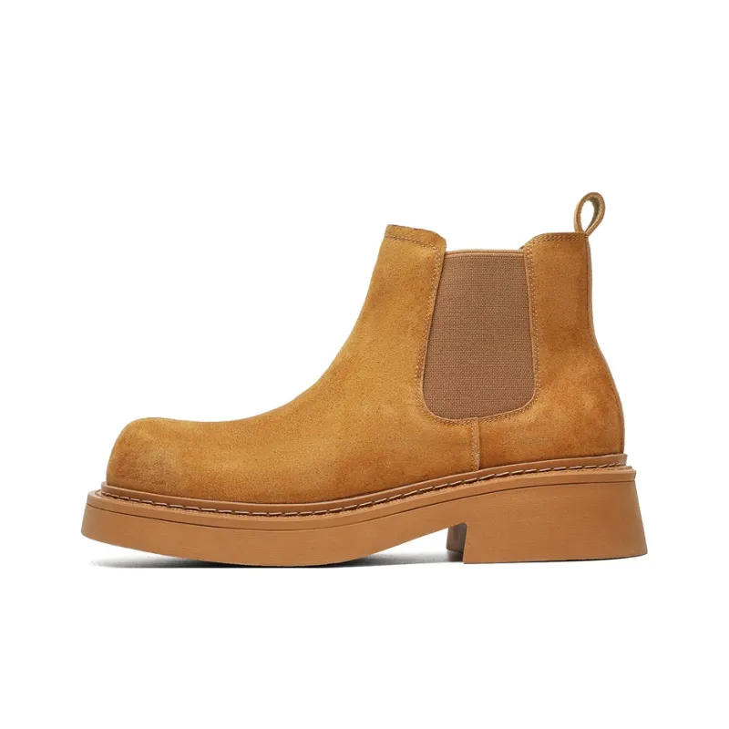 WEISHIBANGWEI Short Chelsea Boots Men's-7