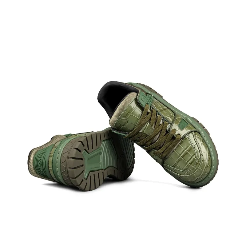 XIE SHE Slip-Resistant Lightweight Breathable Low-Top Skateboard Shoes Men's-3