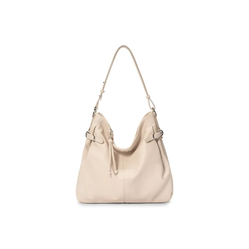 JONBAG Synthetic Leather Shoulder Bag Large Size Women's Hazelnut Brown/Black/White-13