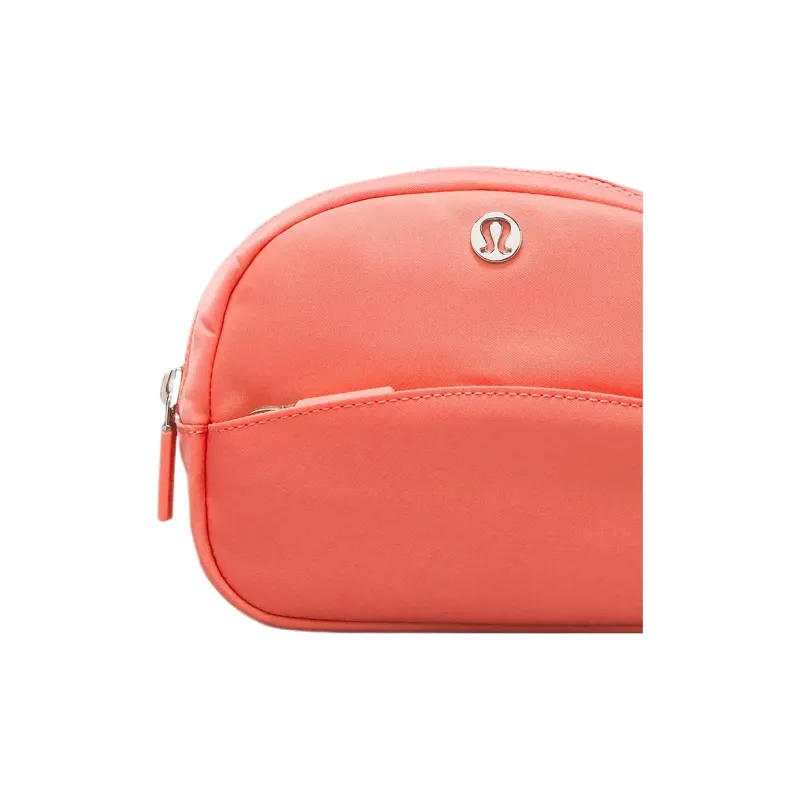Lululemon Recycled Polyester Spandex Makeup Bags Clutches Mini Women's Creamy Pink-2