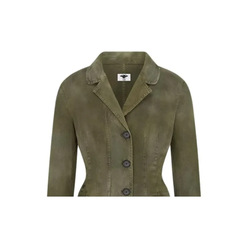 DIOR Jackets Coats Women's Green-2