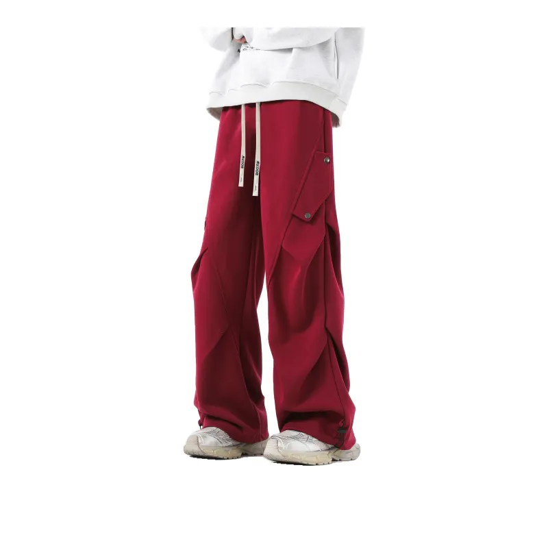 WKOOG Casual Pants Unisex Black-11