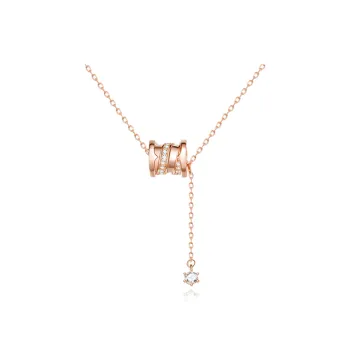 Chongqing Gold Store S925 Silver Necklaces Women's