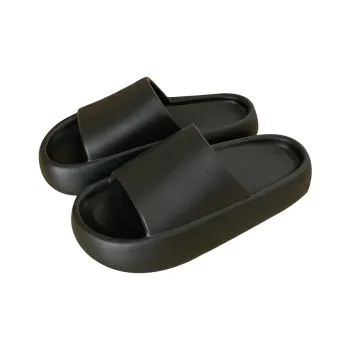 SHIGUDE Sandal Slippers Unisex, Black
