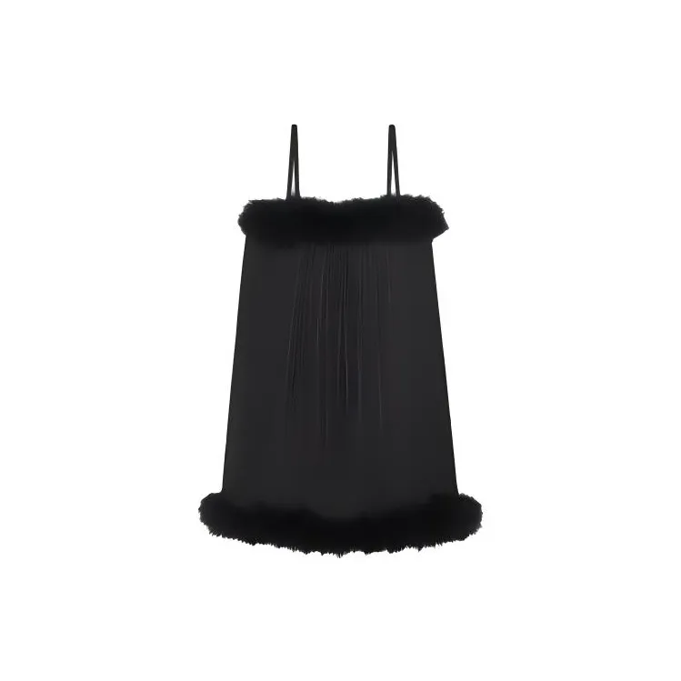 SAINT LAURENT SS21 Sleeveless Dress Women's Black-1