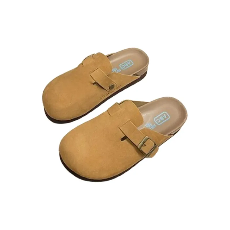 Qiao Anju Home Slippers Earth Gray, Yellow Brown-5