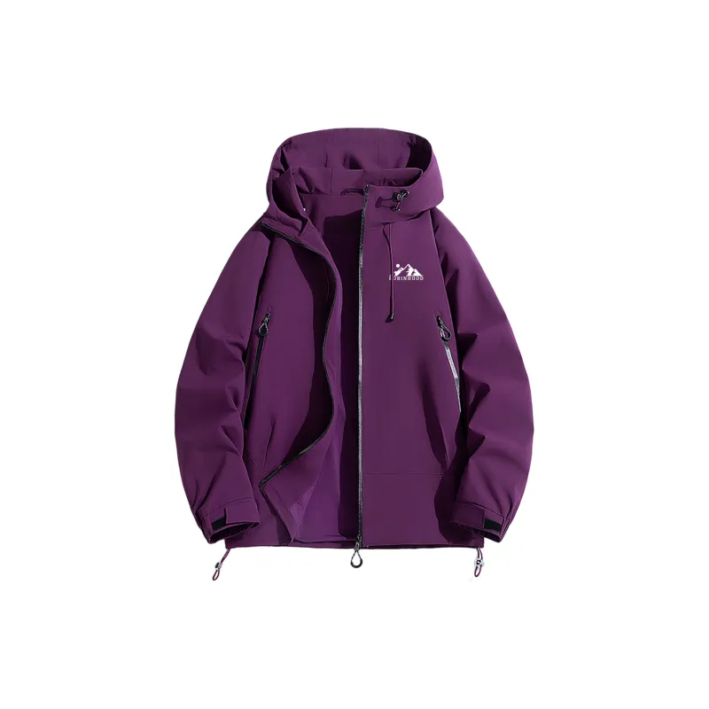 ROBINHOOD Water Resistant Windproof Breathable Warm Water Repellent Windbreaker Jacket Unisex-8