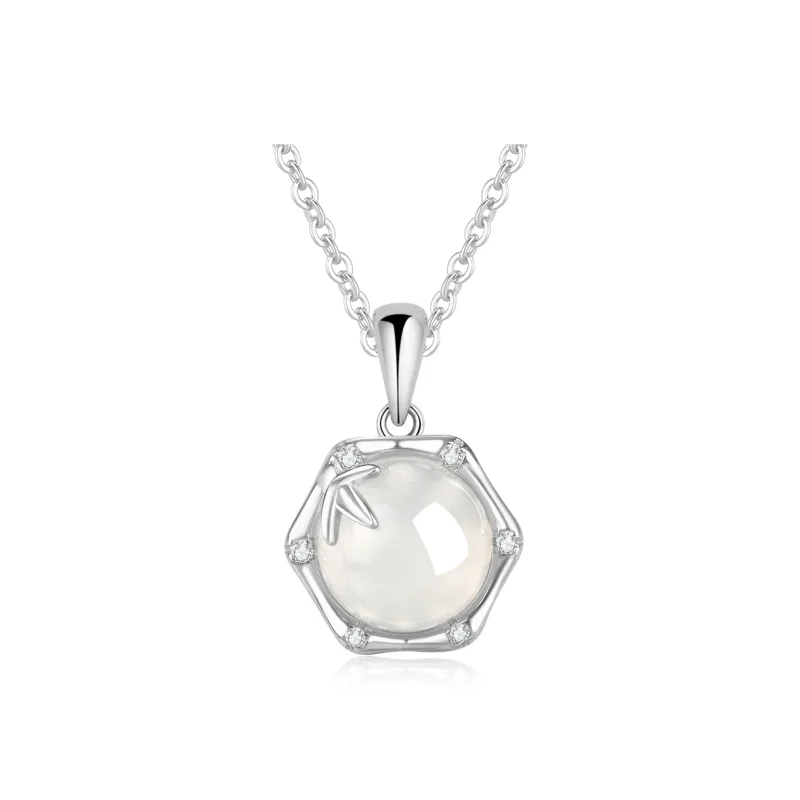 Lao Feng Xiang Chalcedony Necklaces Women's-0