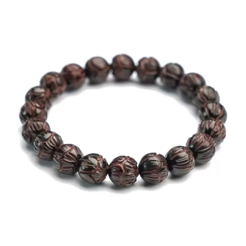 RIXIANGWAN Pterocarpus Bracelets Unisex-0