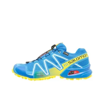 SALOMON Speedcross 3 Cushioning, Wear Resistant Low Top Running Shoes Men's Blue