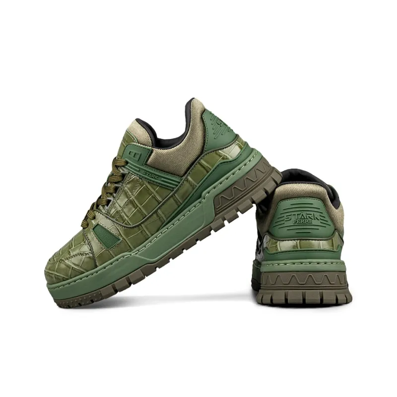 XIE SHE Slip-Resistant Lightweight Breathable Low-Top Skateboard Shoes Men's-2