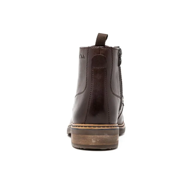 Clarks Blackford Rise Short Martin Boot Men's Dark Brown-5