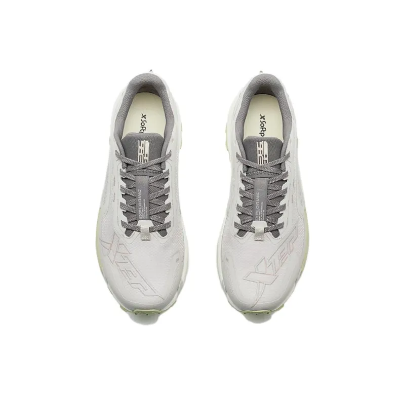 XTEP Wear Resistant Coverage Low Top Casual Running Shoes Men's Dove Gray-3