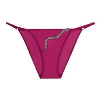 Victoria's Secret Snake Year Limited Collection VERY SEXY Underpants Women's 1 Pack Burgundy