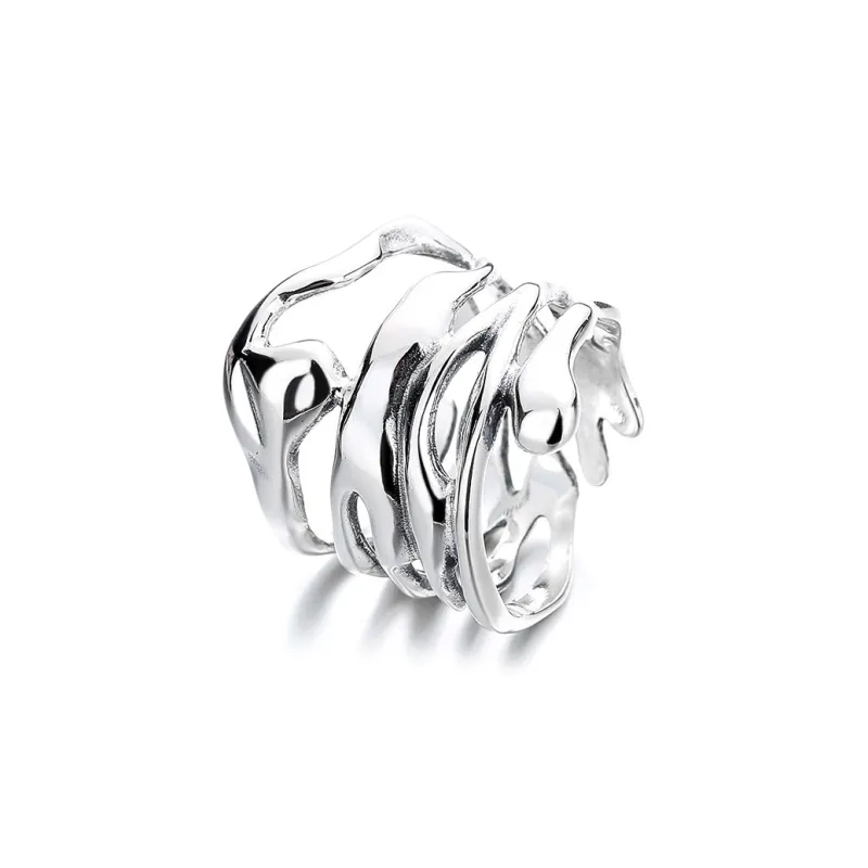 XIHUILIN S925 Silver Rings Women's-0