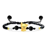 Wealth Puppy Silver Bracelet[Black Gray]