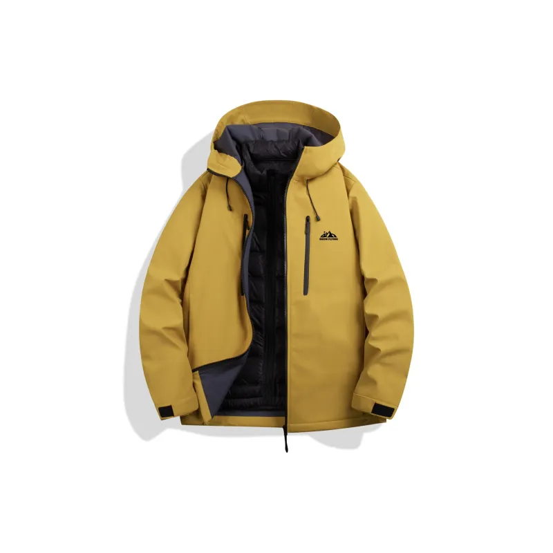 SNOW FLYING Down Jacket Unisex Sunflower-2