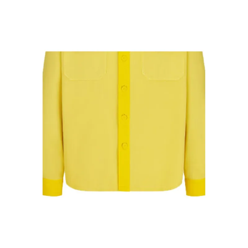 DIOR Quarterly New Products Shirts Men Yellow-4